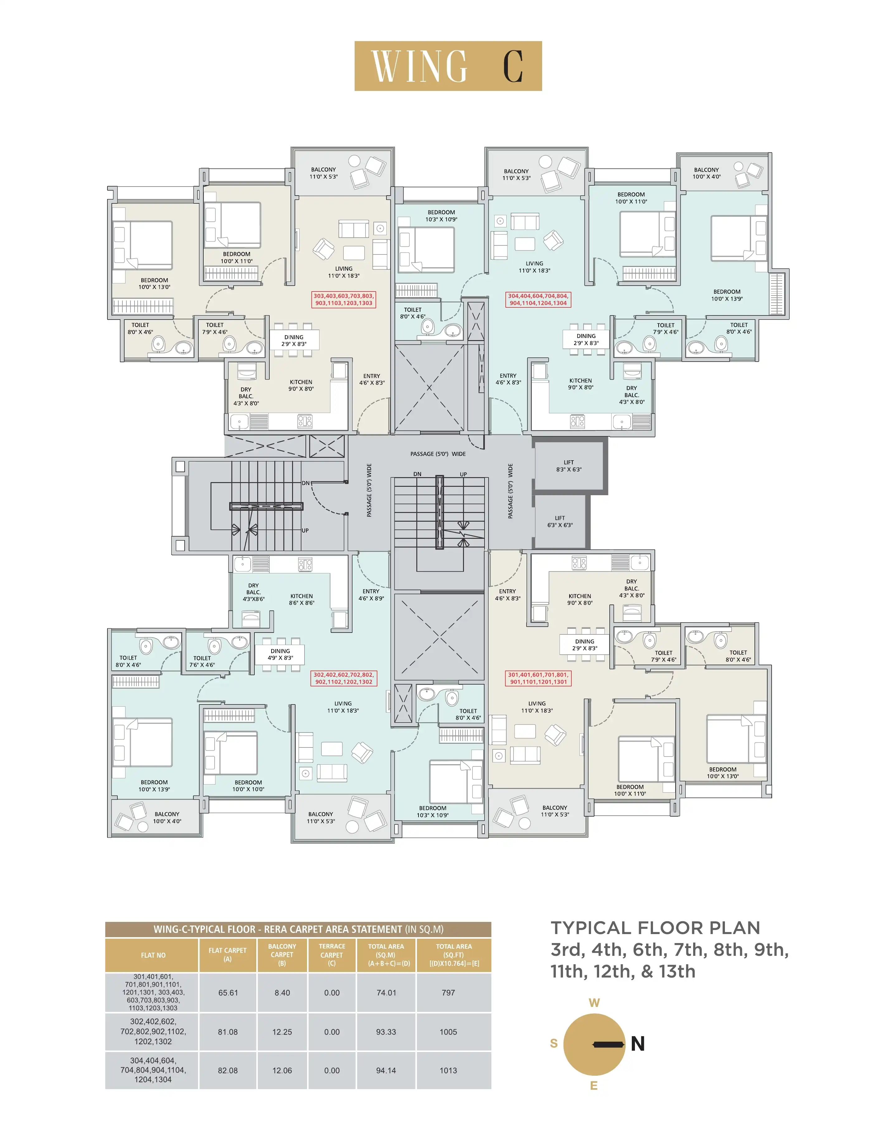 Kundan Espacio Floor plan 5